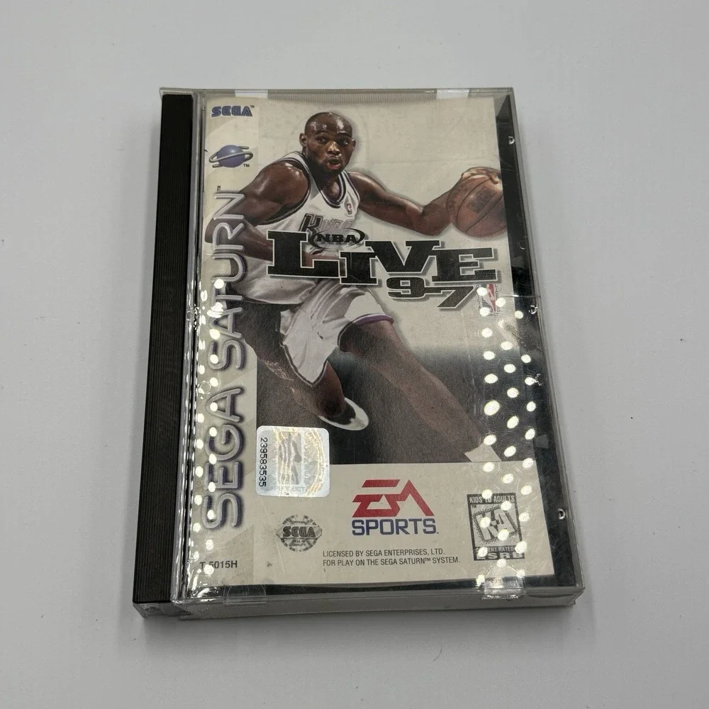 NBA Live 97‎ Sega Saturn CIB Complete w/ Manual Sports Classic Rare